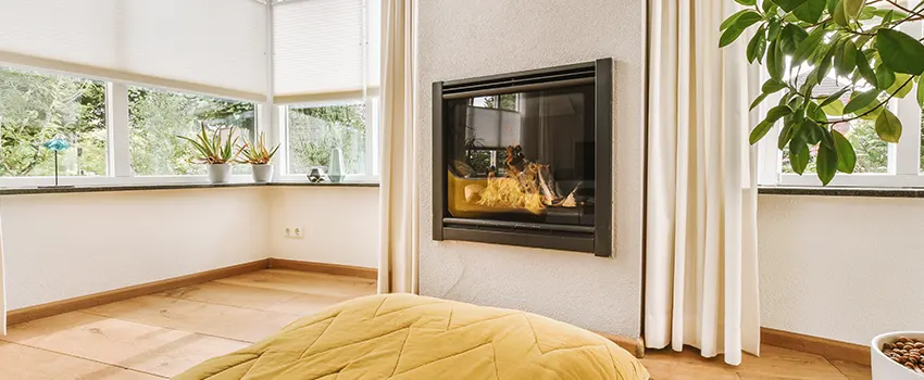 Residential Fireplace Ceramic Glass Installation in Coronado, CA