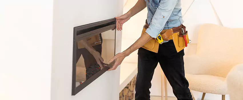 Metal Fireplace Installation in Coronado, California