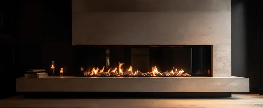 Gas Fireplace Ember Bed Design Services in Coronado, California