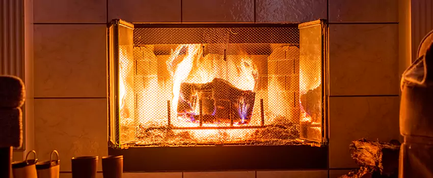 Mendota Hearth Landscape Fireplace Installation in Coronado, California