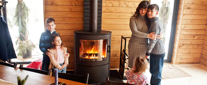 Morso Cast Iron Fireplace Insert Installation in Coronado, California
