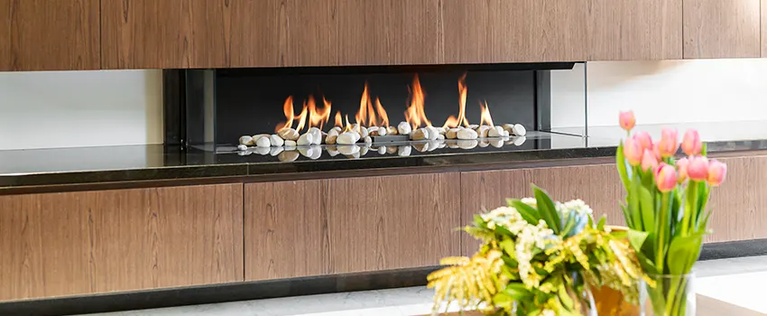 Double-height Fireplace Design Refurbishment in Coronado, California